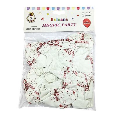 Set baloane din plastic party la multi ani 20pcs 30 cm RP-RJ1224
