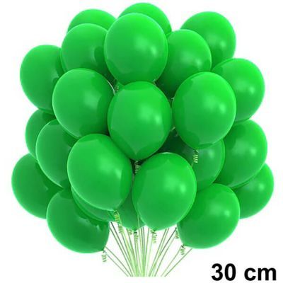 Set baloane verde 50 pcs 30cm SB-209936
