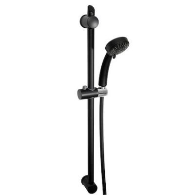 Set bara DUS 3 functii cu suport culisant Twist negru - Kit602.5