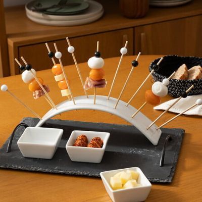 Set boluri de aperitive din ardezie tip arc 154222