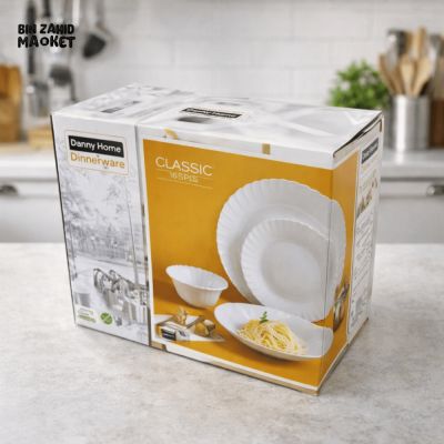 Set boluri si farfurii din portelan 24pcs/set LXP24W