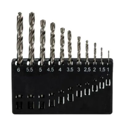 Set burghie pentru metal HSS: 25 buc TACSD0251
