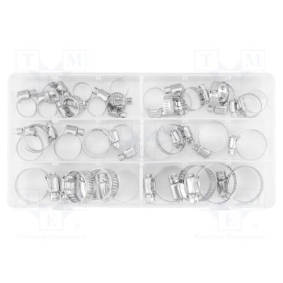 Set coliere metalice cu surub 34 BUC 11-981