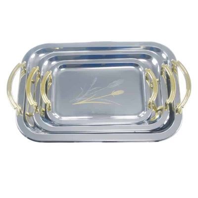 Set de 3 tavi de servire din inox BH 6933