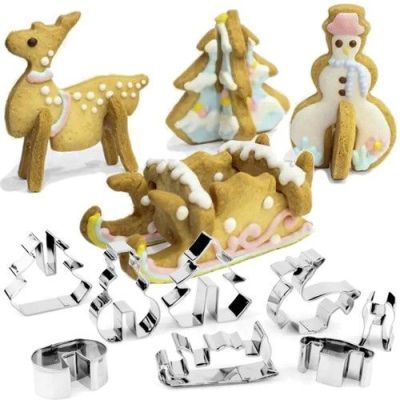 Set de forme pentru biscuiti Christmas Ruhhy 22015