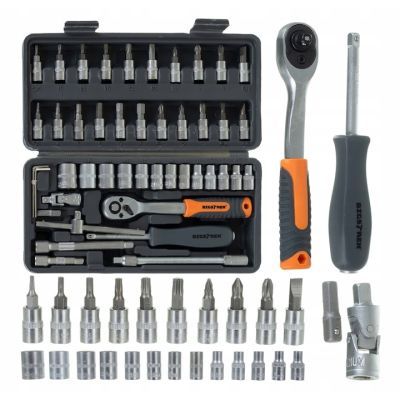 Set de scule intr-o cutie cu 46 de piese. Bigstreen 26844