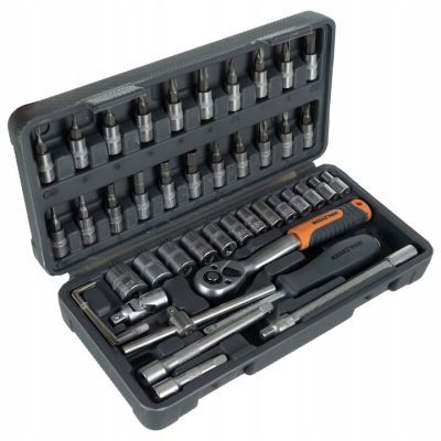 Set de scule intr-o cutie cu 46 de piese. Bigstreen 26844