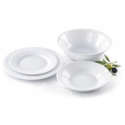 Set farfurii senna ehite 19pcs BSR-4166