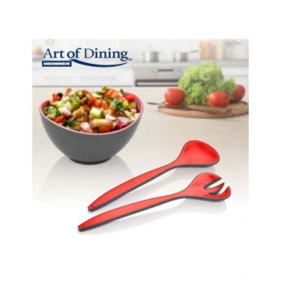 Set LINGURA+FURCULITA salata rosu Hr-ql-ss29r