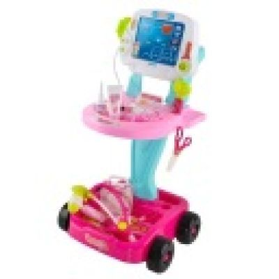 Set Micul Doctor Carucior Roz 26556