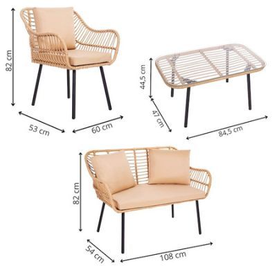 Set mobilier de gradina japandi GF0069