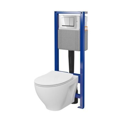 Set rezervor vas wc suspendat cu cadru C46,S701-828