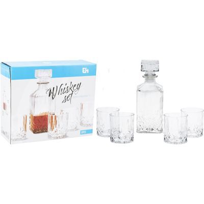 Set sticla cu 4 pahare 900ml 8/8 CD1003190