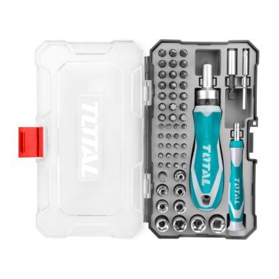 Set surubelnita cu clichet-55 piese TACSD30556