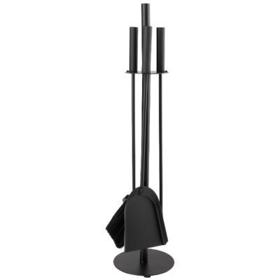 Set ustensile pentru semineu cu suport 3 piese 1188 681843 Set ustensile pentru semineu cu suport 3 piese 1188 681843