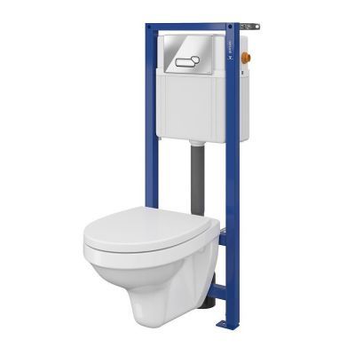 Set VAS WC SUSPENDAT+ rezervor incastrat Cersanit