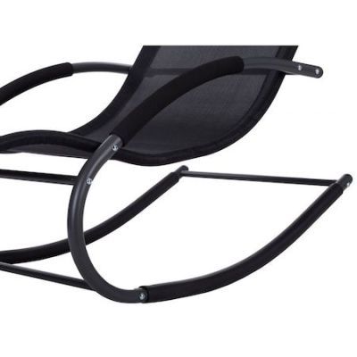 Sezlong balansoar de gradina PL058 Black
