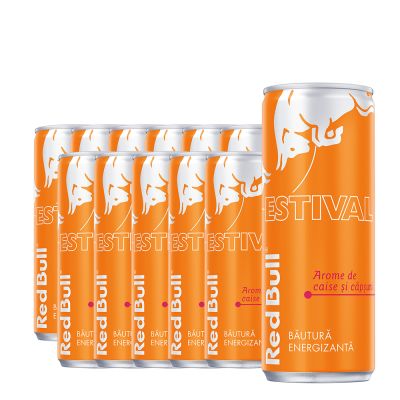 SGR Red bull caise& capsuni 12x0.25L
