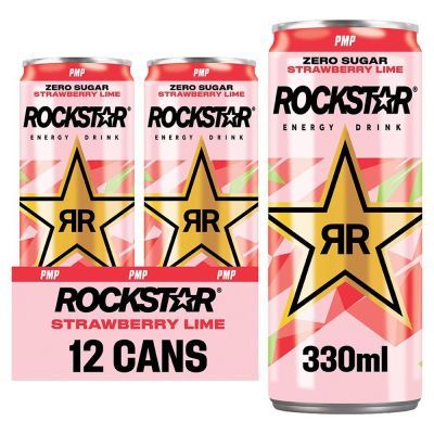 SGR Rockstar strawberry lime can 0.25