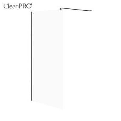 Cabina DUS Walk in Mille negru sticla transparenta 100X200 S161-003
