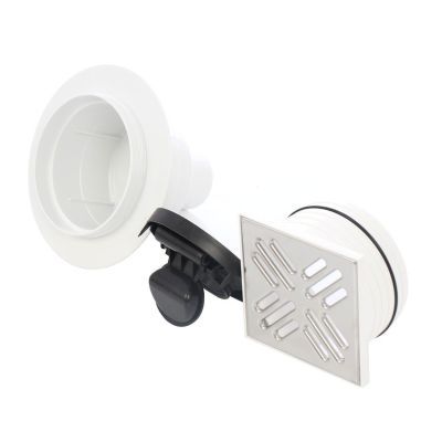 Sifon pardoseala cu inaltator inox 100 1E 50 orizontal (LM)