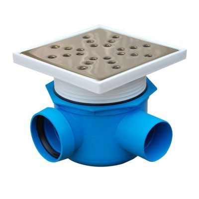 Sifon pardoseala cu inaltator inox 100 1E FI50-1L 90STG (LO) (1/5)