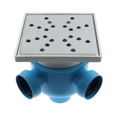 Sifon pardoseala cu inaltator inox 100 1e fi50 2L fi50 90 Dr