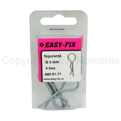Siguranta cu arc pentru axe DIN 11024 A-2mm zincat alb 24035