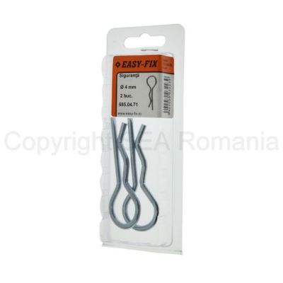 Siguranta cu arc pentru axe DIN 11024 a-fi4mm zincat alb