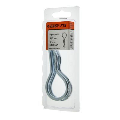 Siguranta cu arc pentru axe DIN 11024 a-fi5mm zincat alb Siguranta cu arc pentru axe DIN 11024 a-fi5mm zincat alb
