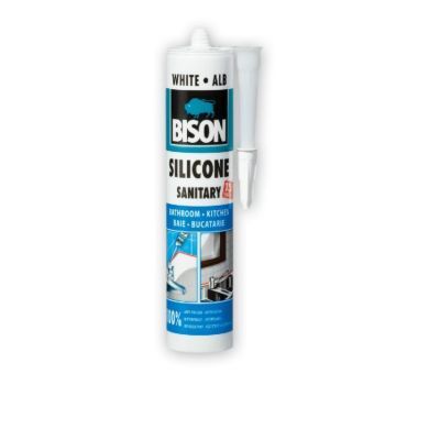 Silicon sanitar, negru, Bison, interior / exterior, 280 ml