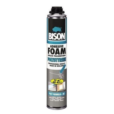 Spumă poliuretanică pentru polistiren BISON,700ml