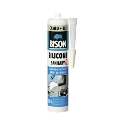 Silicon sanitar, bej, Bison, interior / exterior, 280 ml