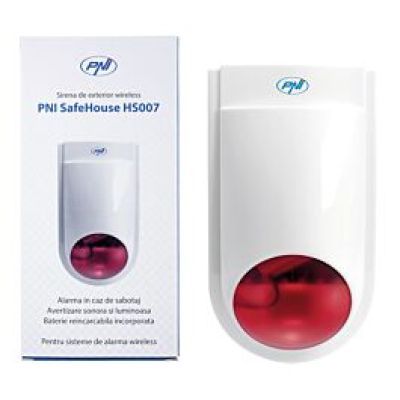 Sirena de exterior wireless cu acumulator PNI-S007