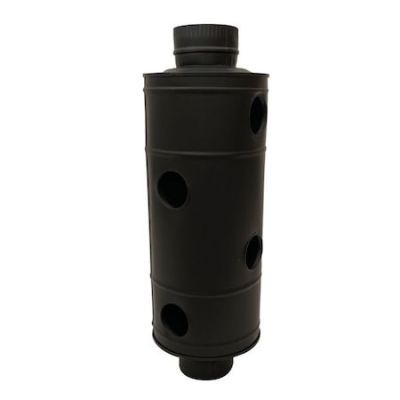 Burlan radiator 110 negru Vop.