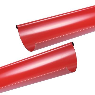 Sistem jgheab-burlna din PVC jgheab G125 rosu L.4ML