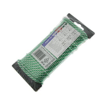 Snur fi 3 mm pp impletit alb verde 00-44 25m/rola 030pptim0044l1