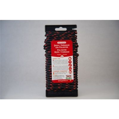 Snur fi 5 mm pes impletit negru rosu 90-30 16m/rola 050pstim9030l1 Snur fi 5 mm pes impletit negru rosu 90-30 16m/rola 050pstim9030l1