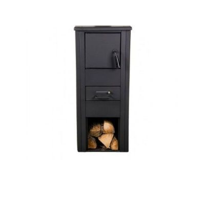 Soba termoklasik negru S cu Geam