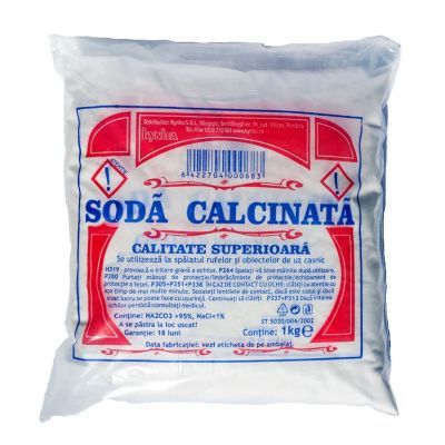 Soda calcinata 1kg 15/bax