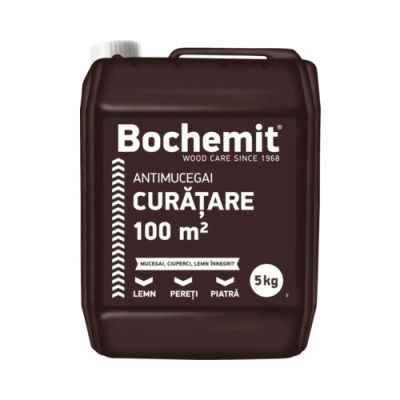 Solutie antimucegai Bochemit, pentru curatare lemn innegrit, interior / exterior, 5 kg