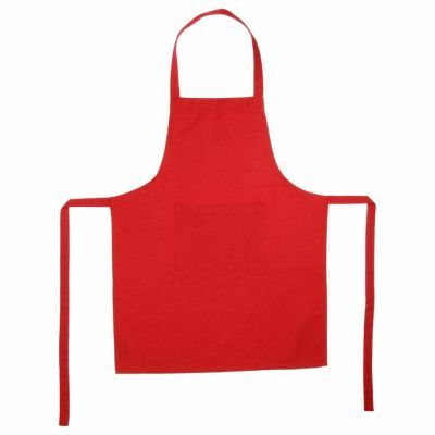 Sort cu 1 buzunar 60 x 80 cm rosu din bumbac