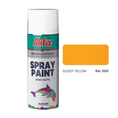 SP1003G AKFIX VOPSEA SPRAY GALBEN LUCIOS RAL1003 400ML GW.380GR SP1003G AKFIX VOPSEA SPRAY GALBEN LUCIOS RAL1003 400ML GW.380GR