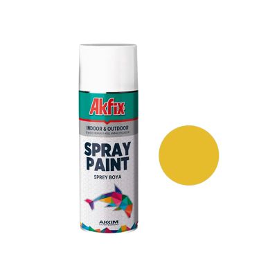 SP1003G AKFIX VOPSEA SPRAY GALBEN LUCIOS RAL1003 400ML GW.380GR SP1003G AKFIX VOPSEA SPRAY GALBEN LUCIOS RAL1003 400ML GW.380GR