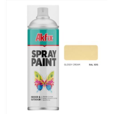 SP1015G AKFIX VOPSEA SPRAY CREM LUCIOS RAL1015 400ML GW.380GR