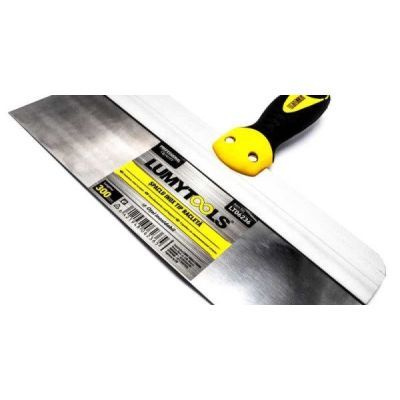 Spaclu inox tip racleta 300 mm, maner cauciuc, LT06236