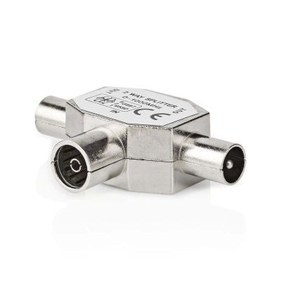 Splitter coaxial T metalic coaxial mama 2x coaxial tata CSGB40950ME