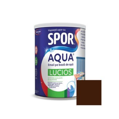 Spor Aqua email lucios maro brun 0.6L 4000623