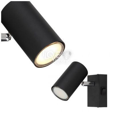 Spot metalic negru MAT 25W 230V 57911-1b