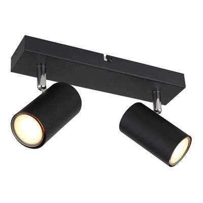 Spot metalic negru MAT 35W 230V 2XGU10 57911-2b